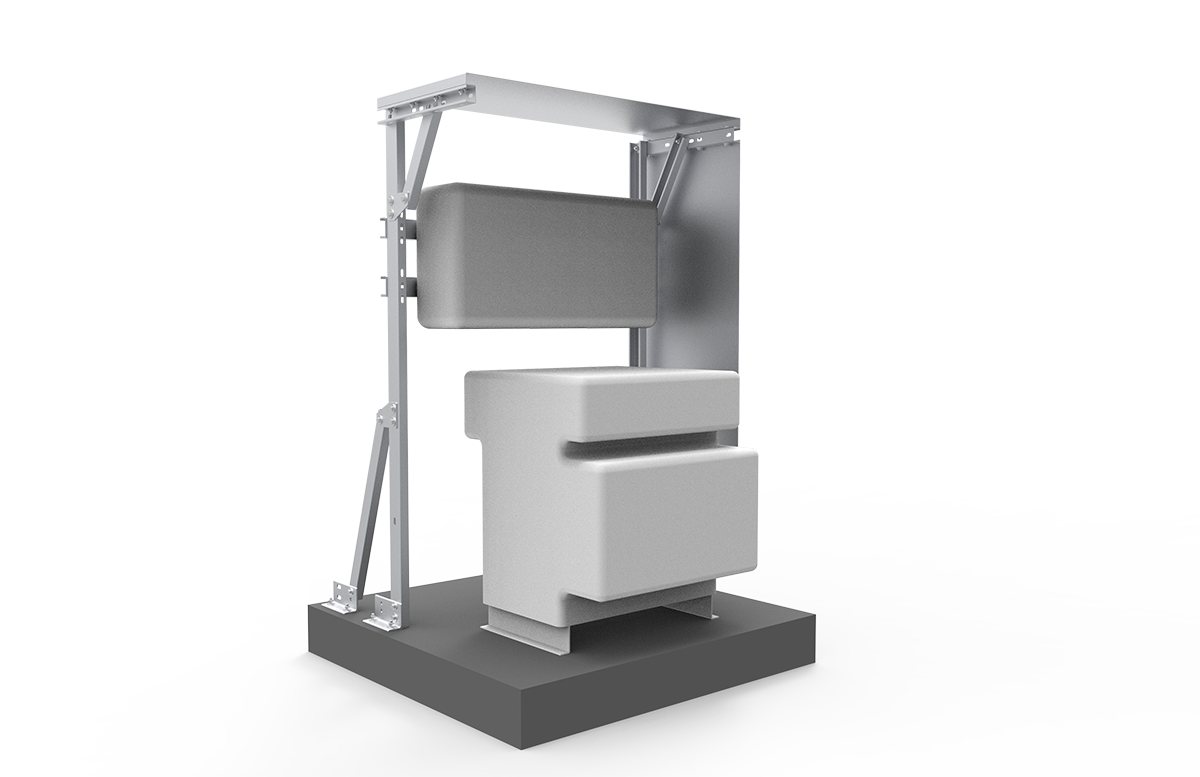 变压器汇流箱一体支架